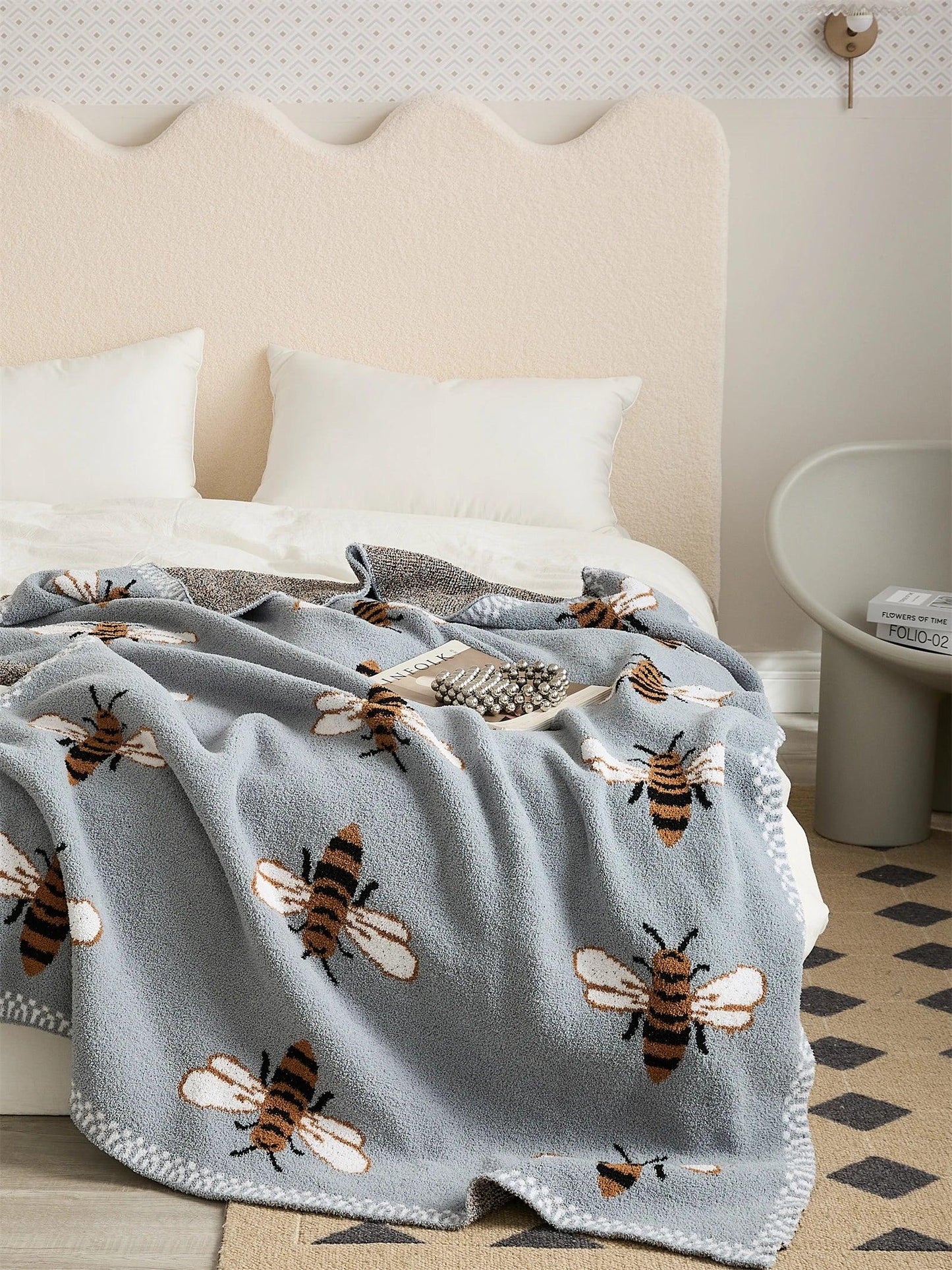 Fuzzy Bee Blanket - Timeless Home