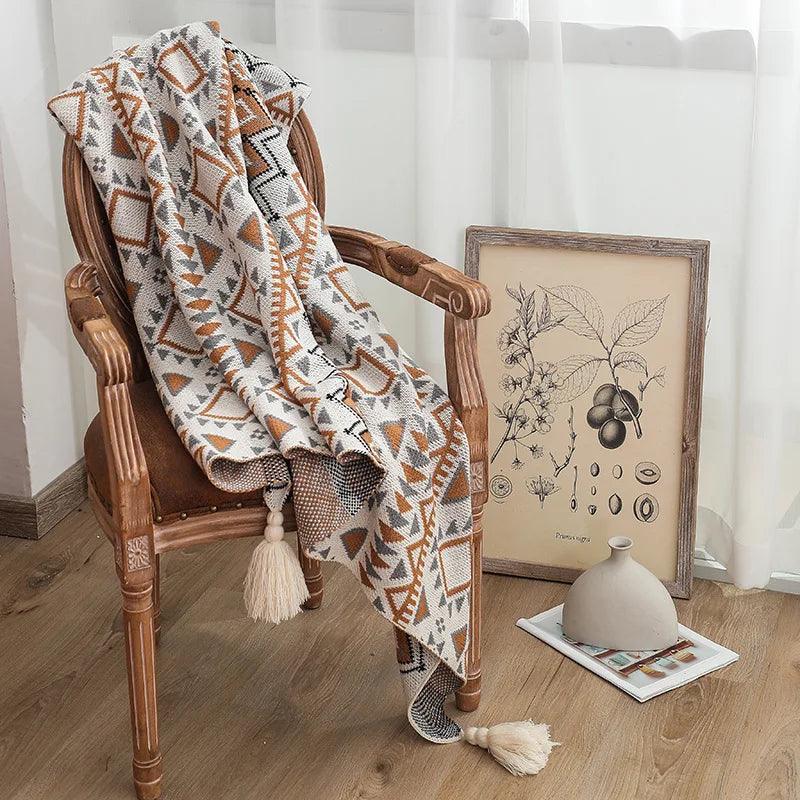 Navajo Sun Throw Blanket - Timeless Home