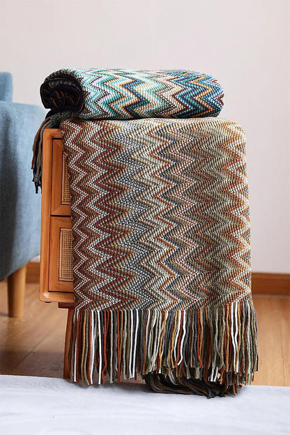 Bohemian Style Throw Blanket - Timeless Home