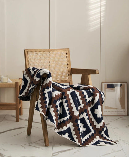 Geometric Jacquard Quilt - Timeless Home