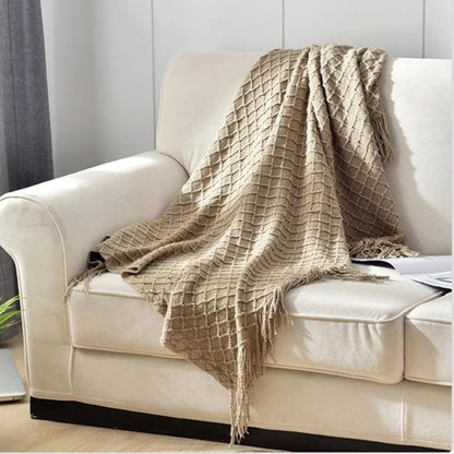 Nordic Cozy Knit Throw Blanket - Timeless Home