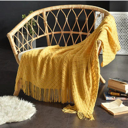 Nordic Cozy Knit Throw Blanket - Timeless Home