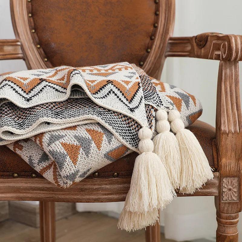 Navajo Sun Throw Blanket - Timeless Home