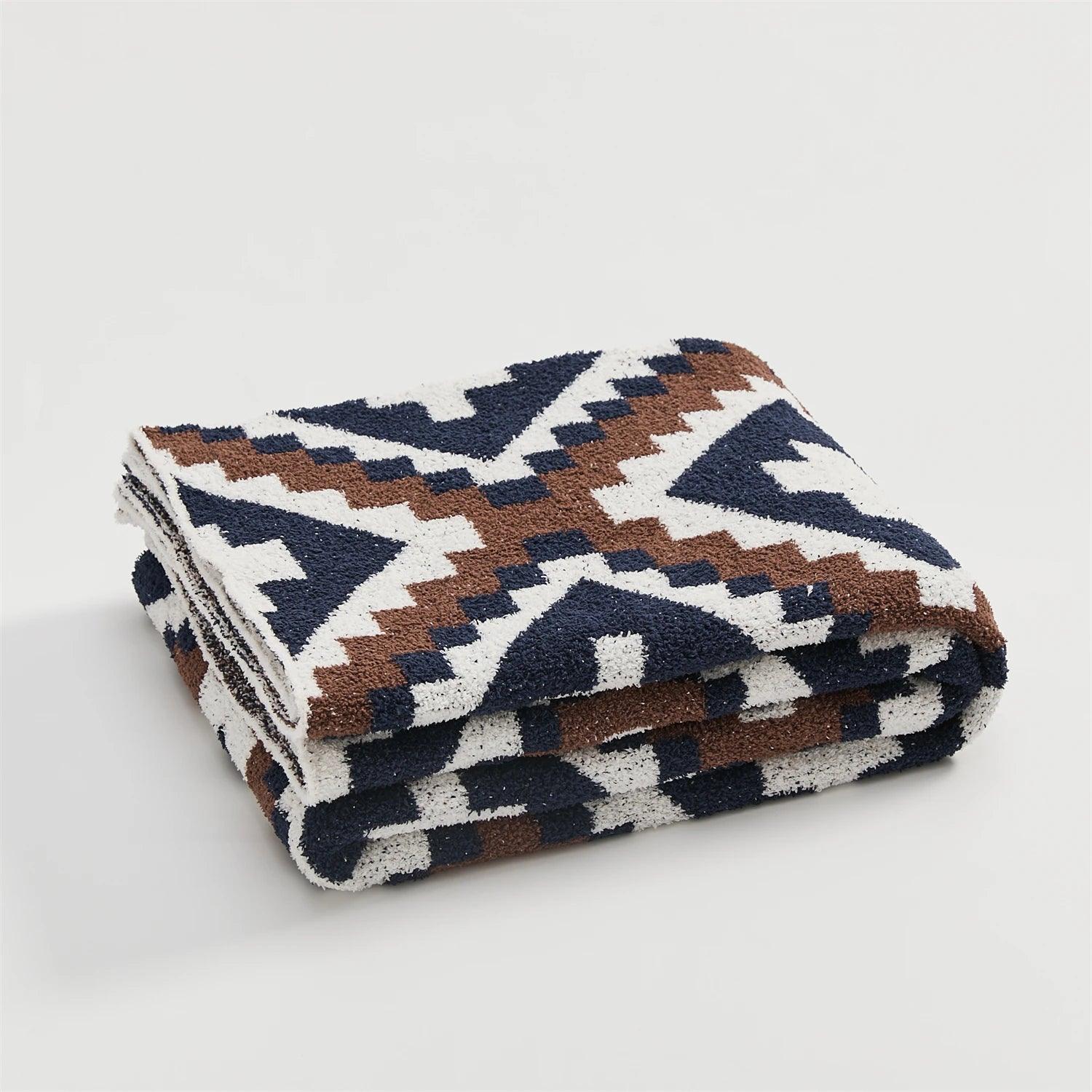 Geometric Jacquard Quilt - Timeless Home