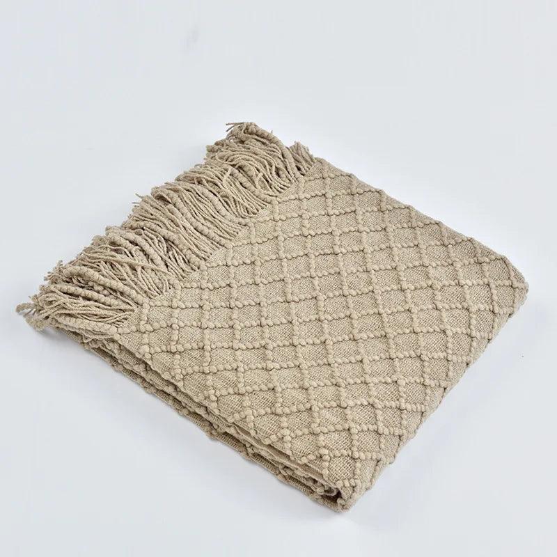 Nordic Cozy Knit Throw Blanket - Timeless Home