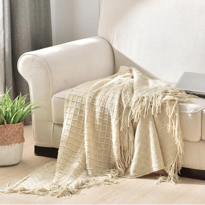 Nordic Cozy Knit Throw Blanket - Timeless Home