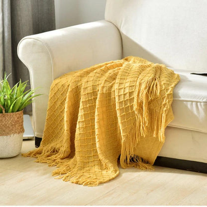 Nordic Cozy Knit Throw Blanket - Timeless Home