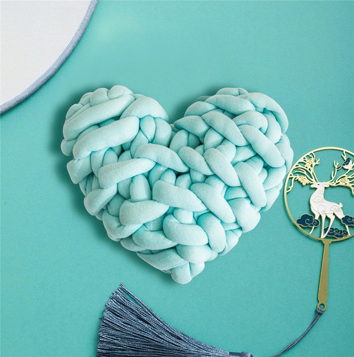 Heart Shaped Knot Cushion - Timeless Home