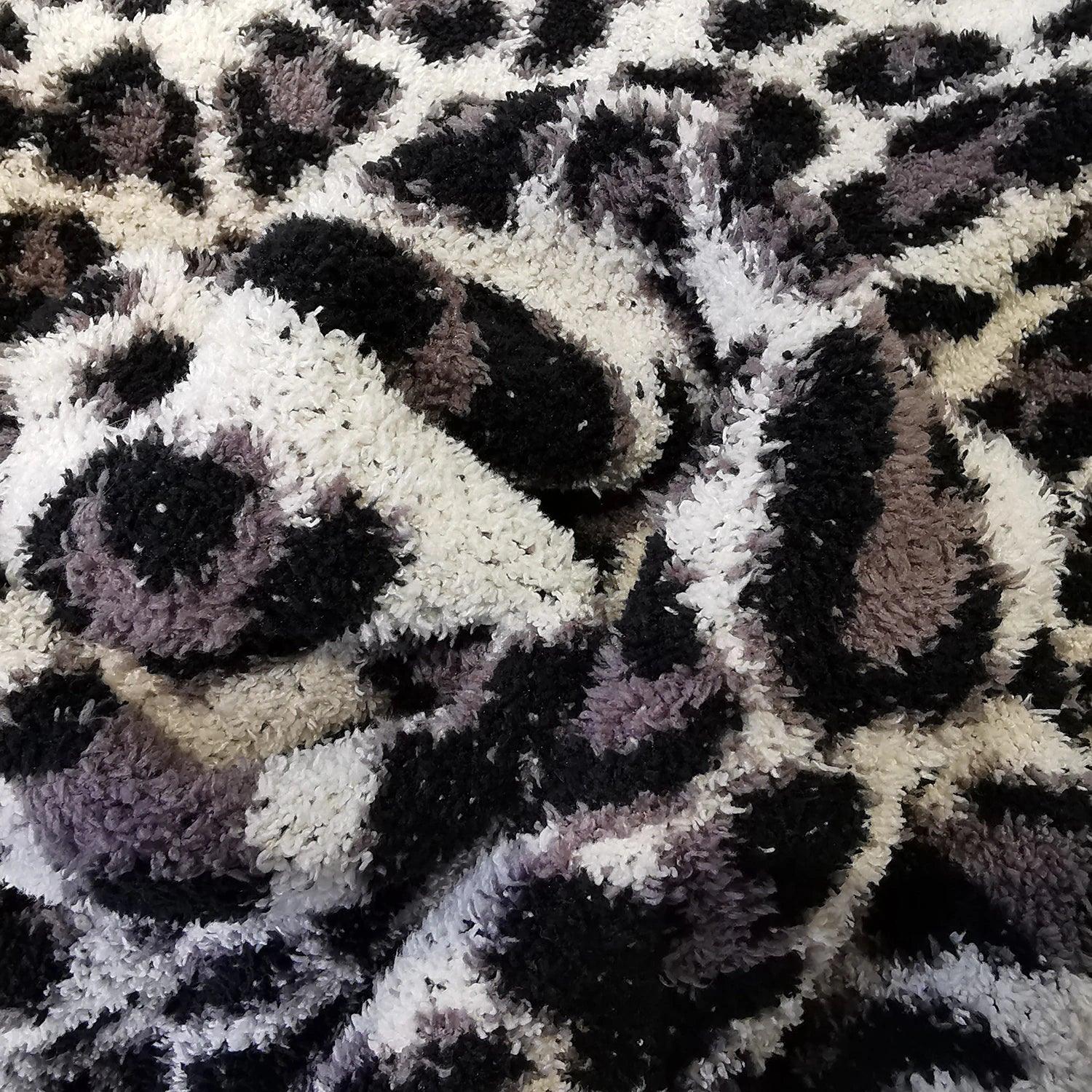 Thick Knitted Leopard Blanket - Timeless Home