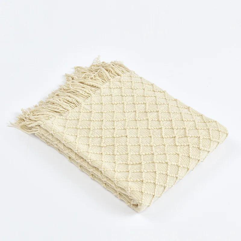 Nordic Cozy Knit Throw Blanket - Timeless Home