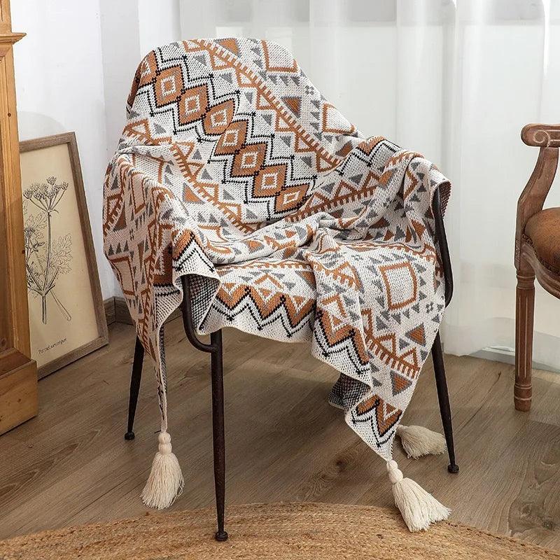 Navajo Sun Throw Blanket - Timeless Home