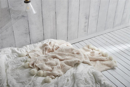 Chunky Knit Chenille Blanket - Timeless Home