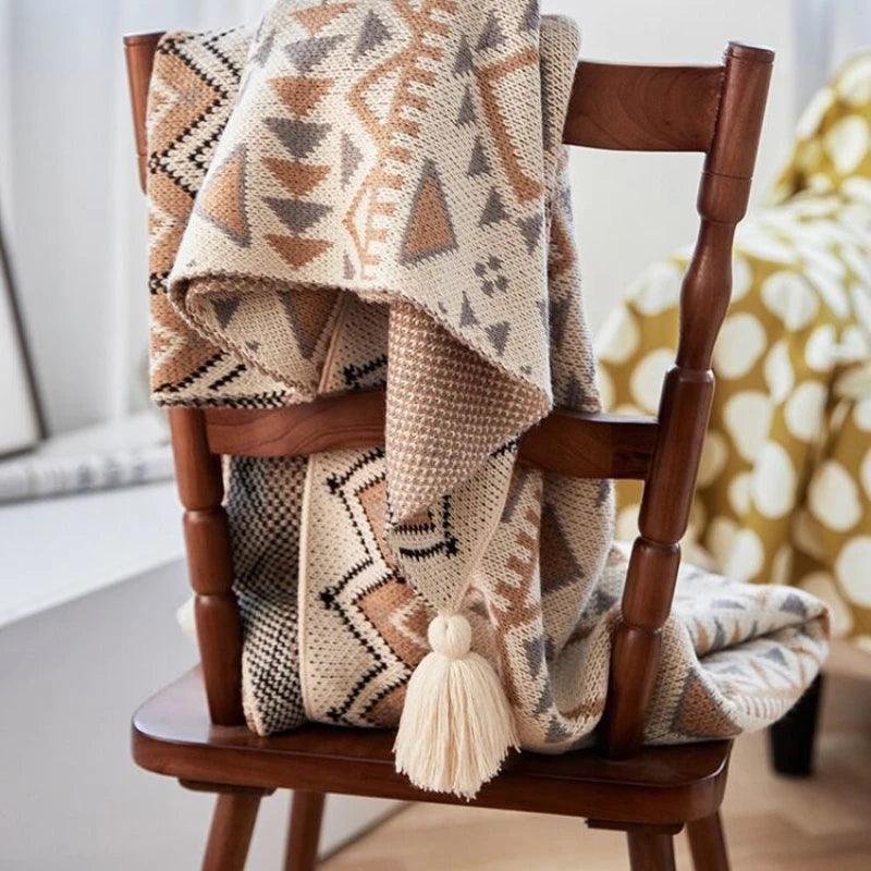 Navajo Sun Throw Blanket - Timeless Home