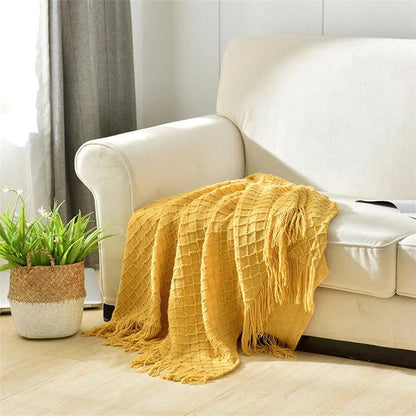 Nordic Cozy Knit Throw Blanket - Timeless Home