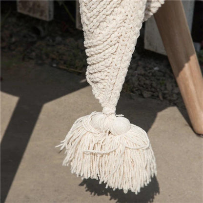 Soft Chenille Tassel Blanket - Timeless Home