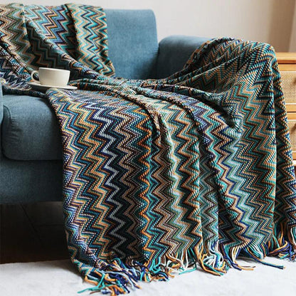 Bohemian Style Throw Blanket - Timeless Home