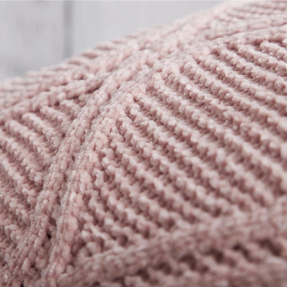 Chunky Knit Chenille Blanket - Timeless Home