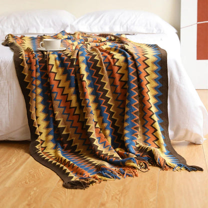 Bohemian Style Throw Blanket - Timeless Home