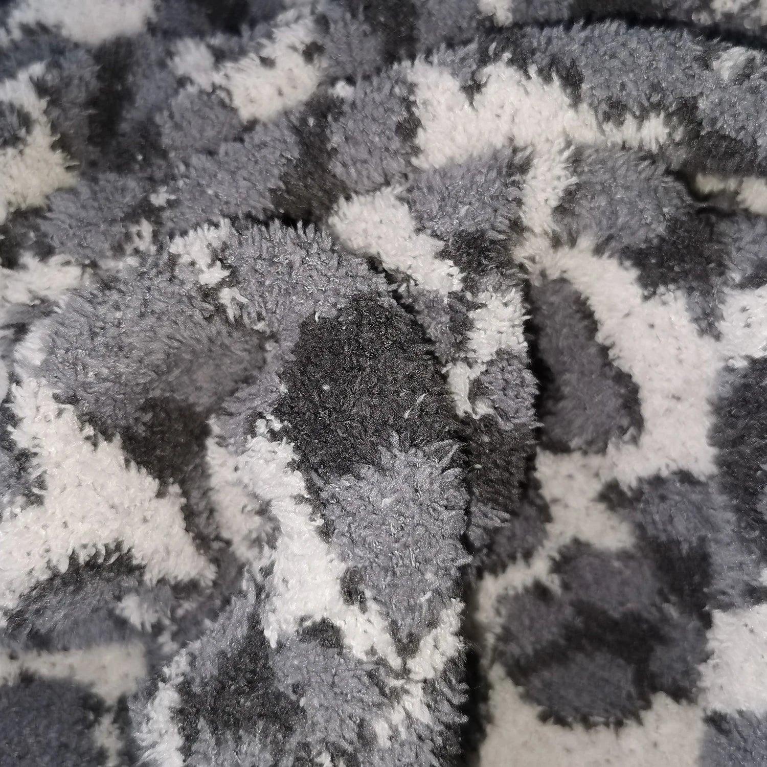 Thick Knitted Leopard Blanket - Timeless Home