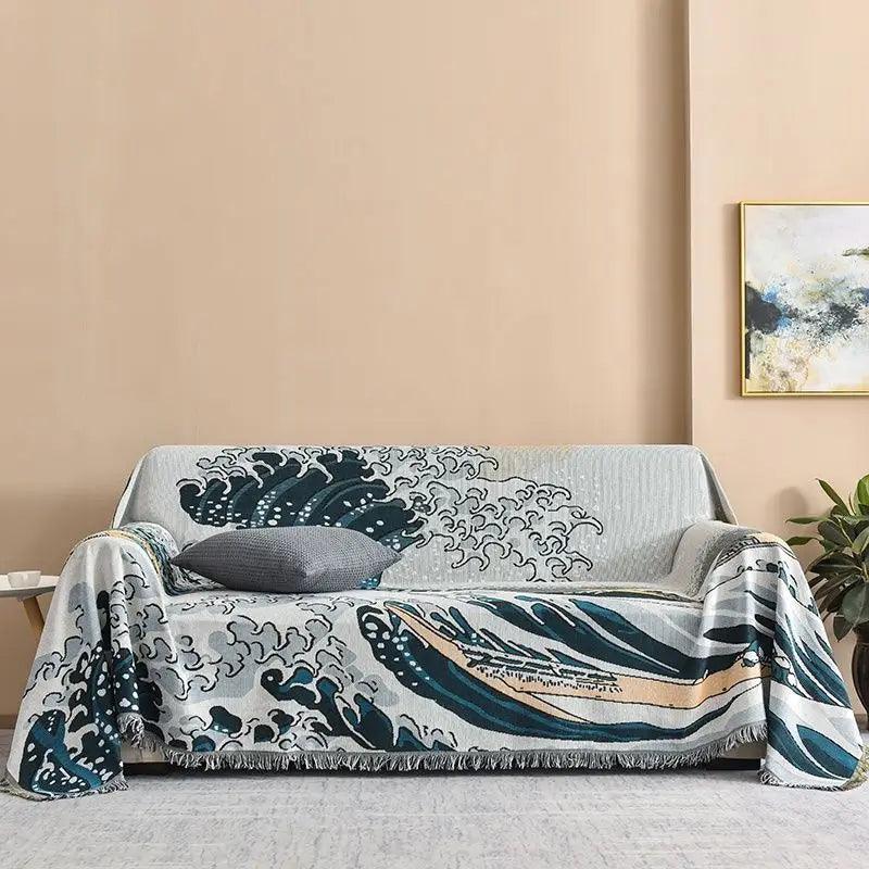 Japanese Style Throw Blanket - Timeless Home