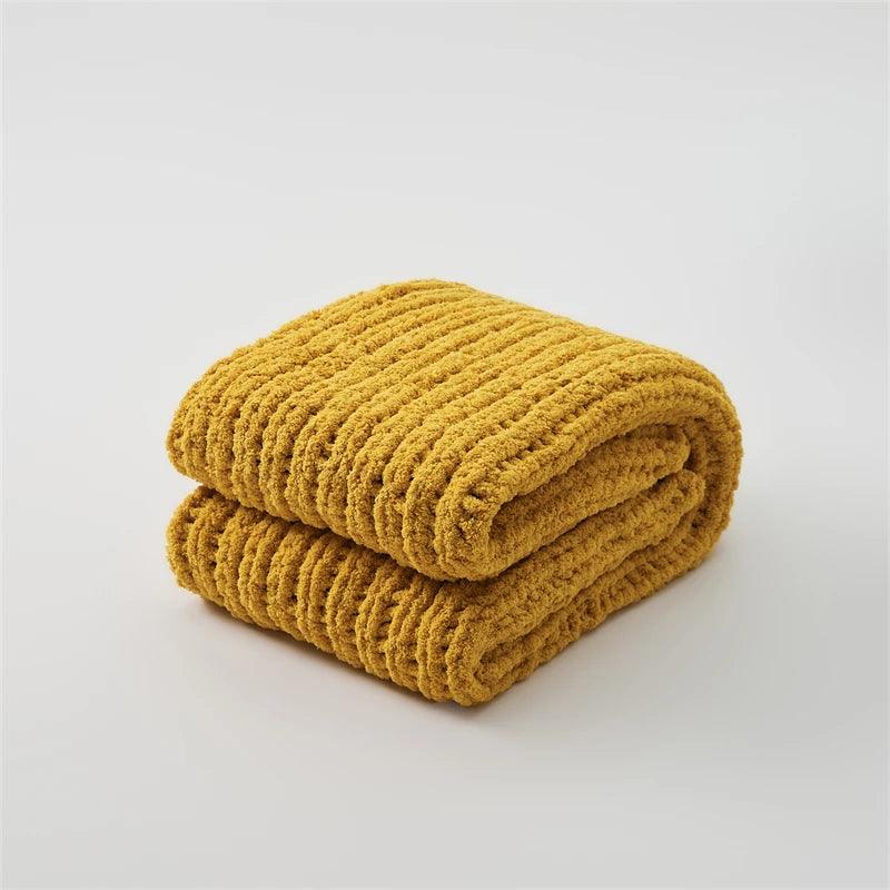 Velvet Touch Chunky Knit Blanket - Timeless Home