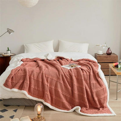 Super Soft Fluffy Sherpa Bedspread - Timeless Home