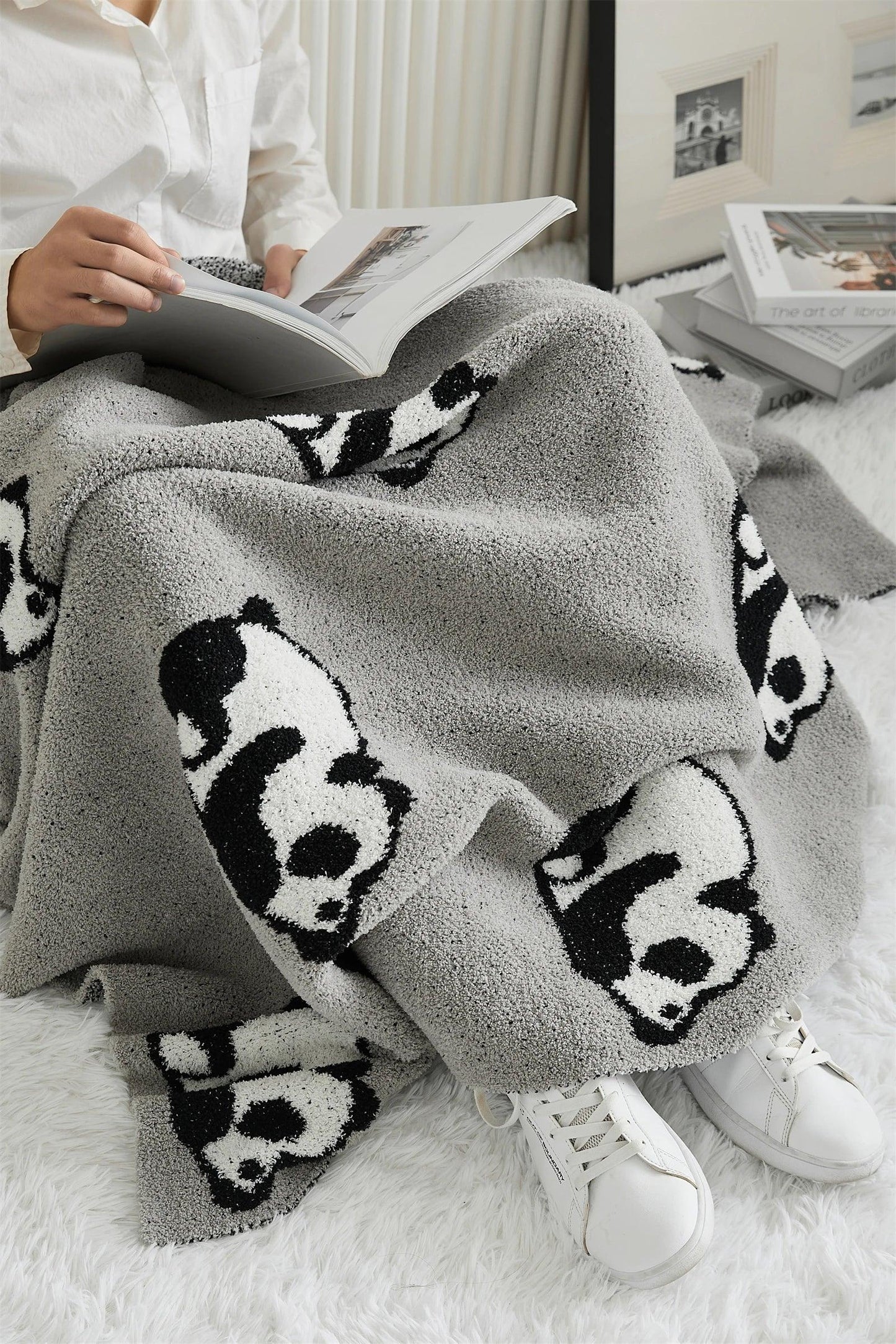 Kawaii Panda Cozy Blanket - Timeless Home