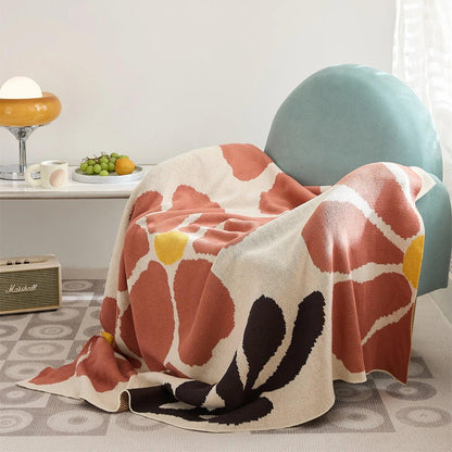 Soft & Breathable Floral Throw Blanket - Timeless Home