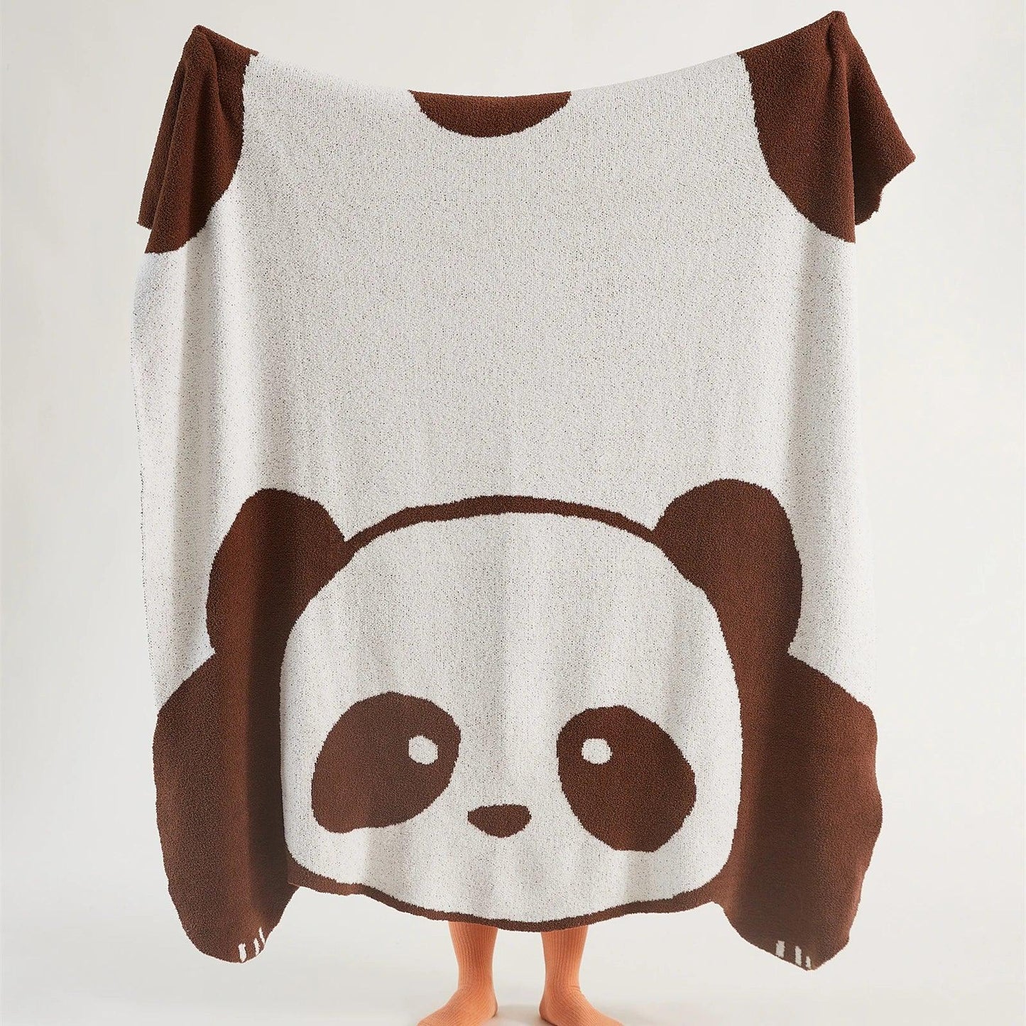 Big Panda Knitted Blanket - Timeless Home