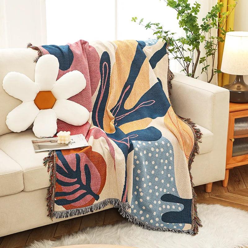 Botanical Throw Blanket - Timeless Home