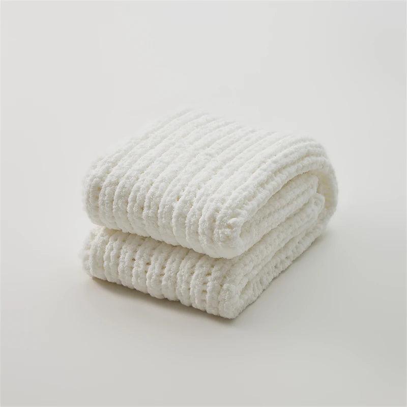 Velvet Touch Chunky Knit Blanket - Timeless Home