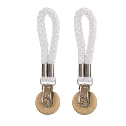 Braided Hanging Clips with Cotton Loops - Timeless Home