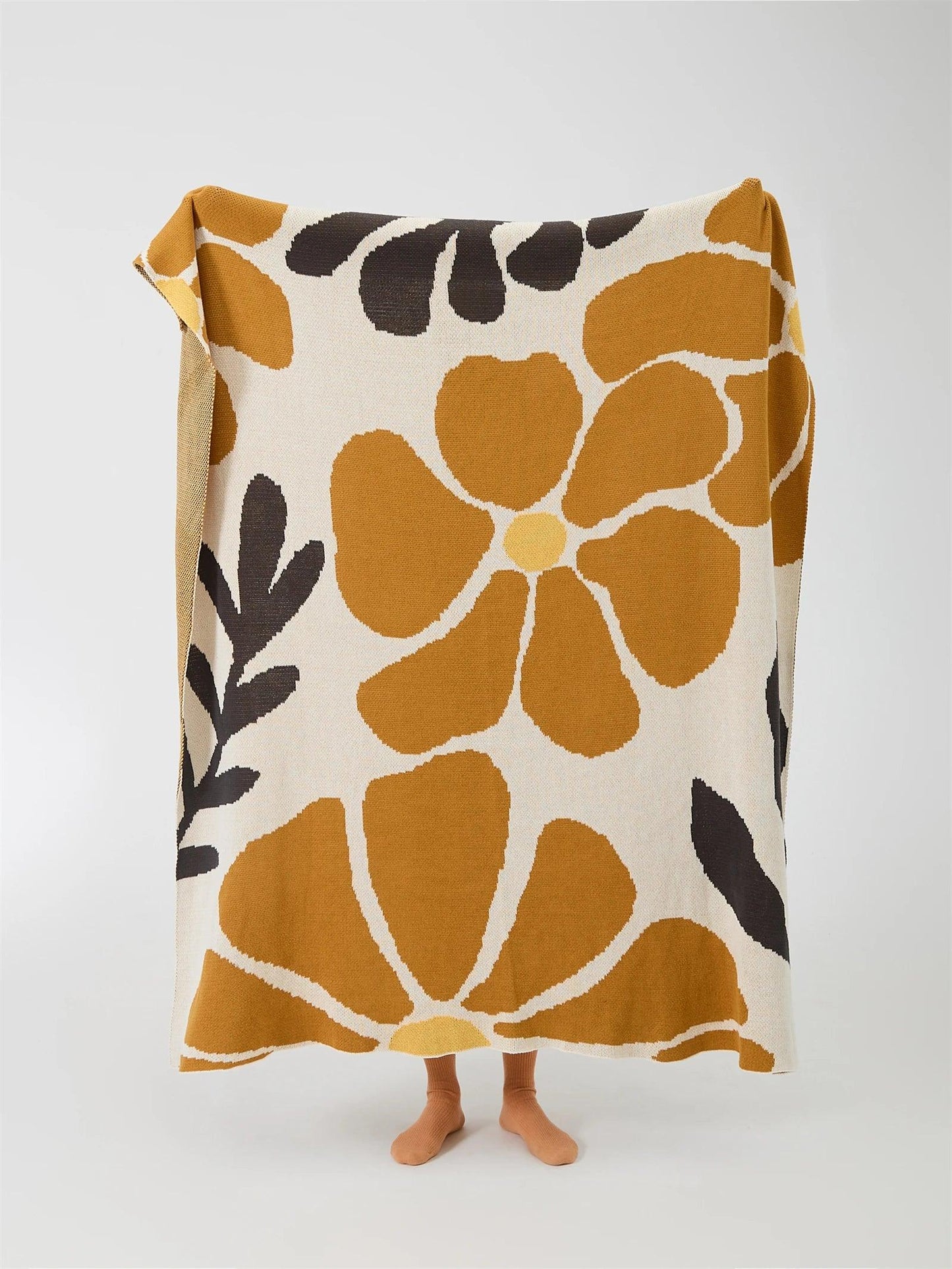 Soft & Breathable Floral Throw Blanket - Timeless Home