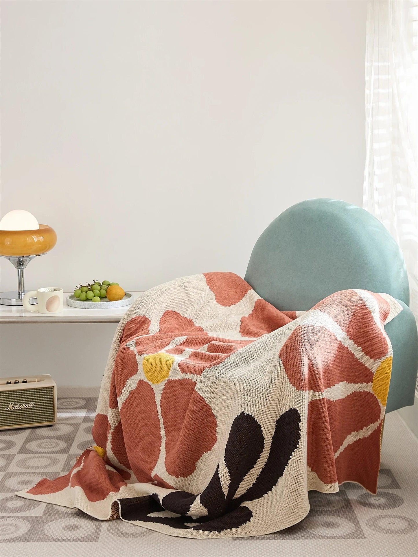 Soft & Breathable Floral Throw Blanket - Timeless Home