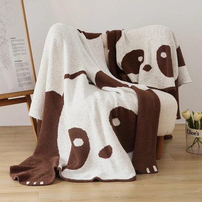 Big Panda Knitted Blanket - Timeless Home