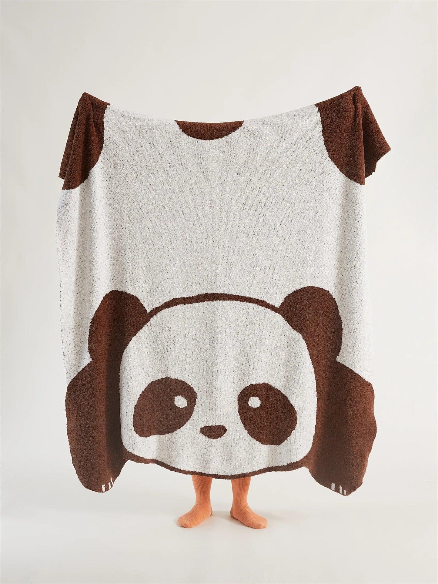 Big Panda Knitted Blanket - Timeless Home