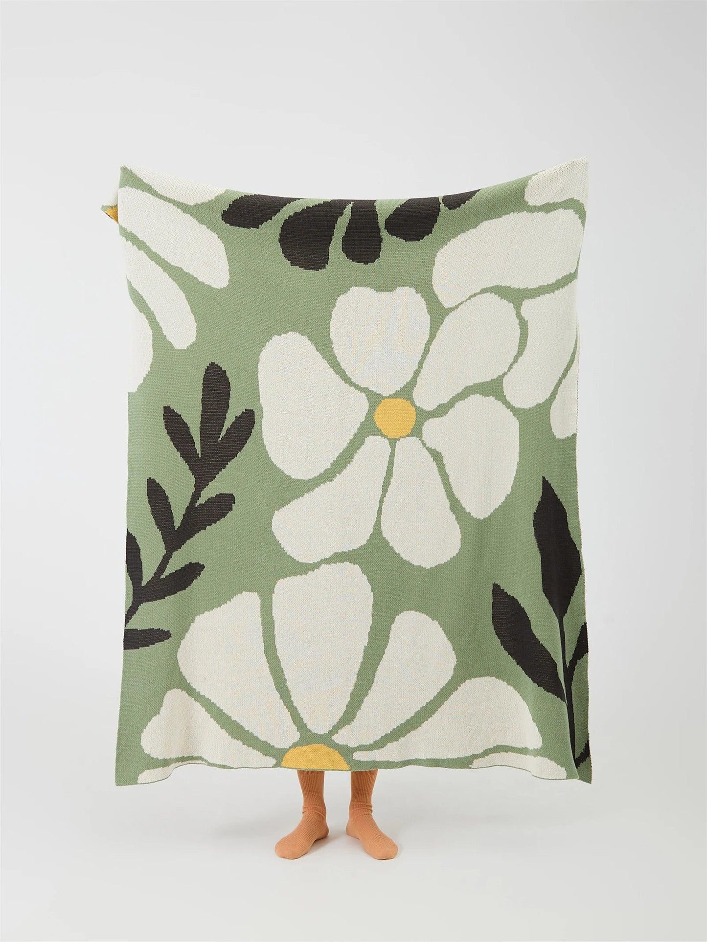 Soft & Breathable Floral Throw Blanket - Timeless Home