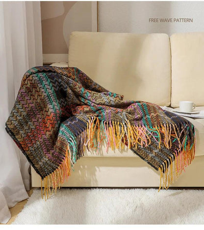 Ethnic Style Throw Blanket - Timeless Home