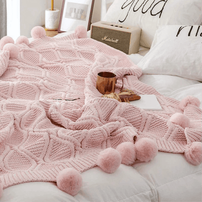 Chunky Knit Chenille Blanket - Timeless Home