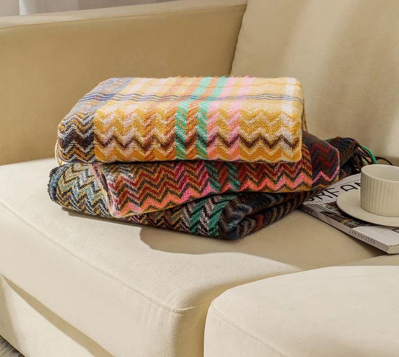 Ethnic Style Throw Blanket - Timeless Home