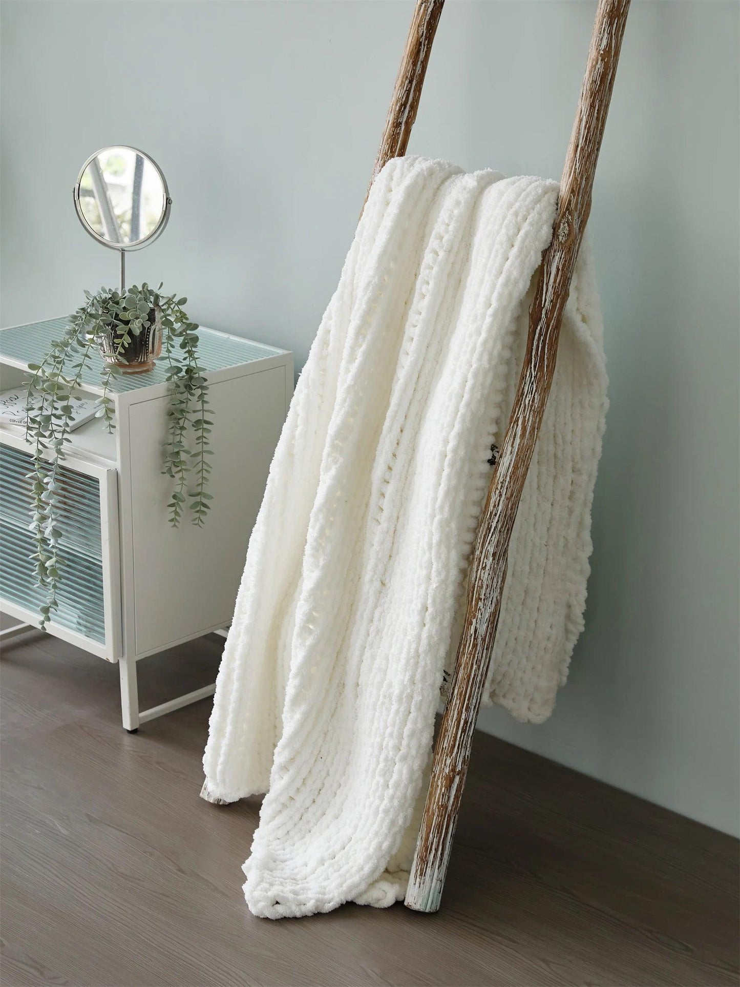 Velvet Touch Chunky Knit Blanket - Timeless Home