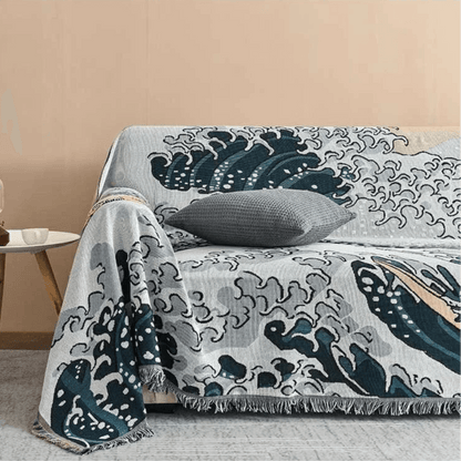 Japanese Style Throw Blanket - Timeless Home