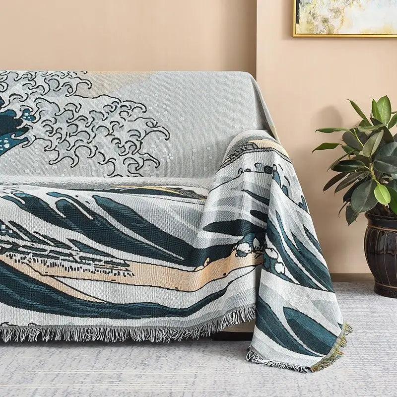 Japanese Style Throw Blanket - Timeless Home