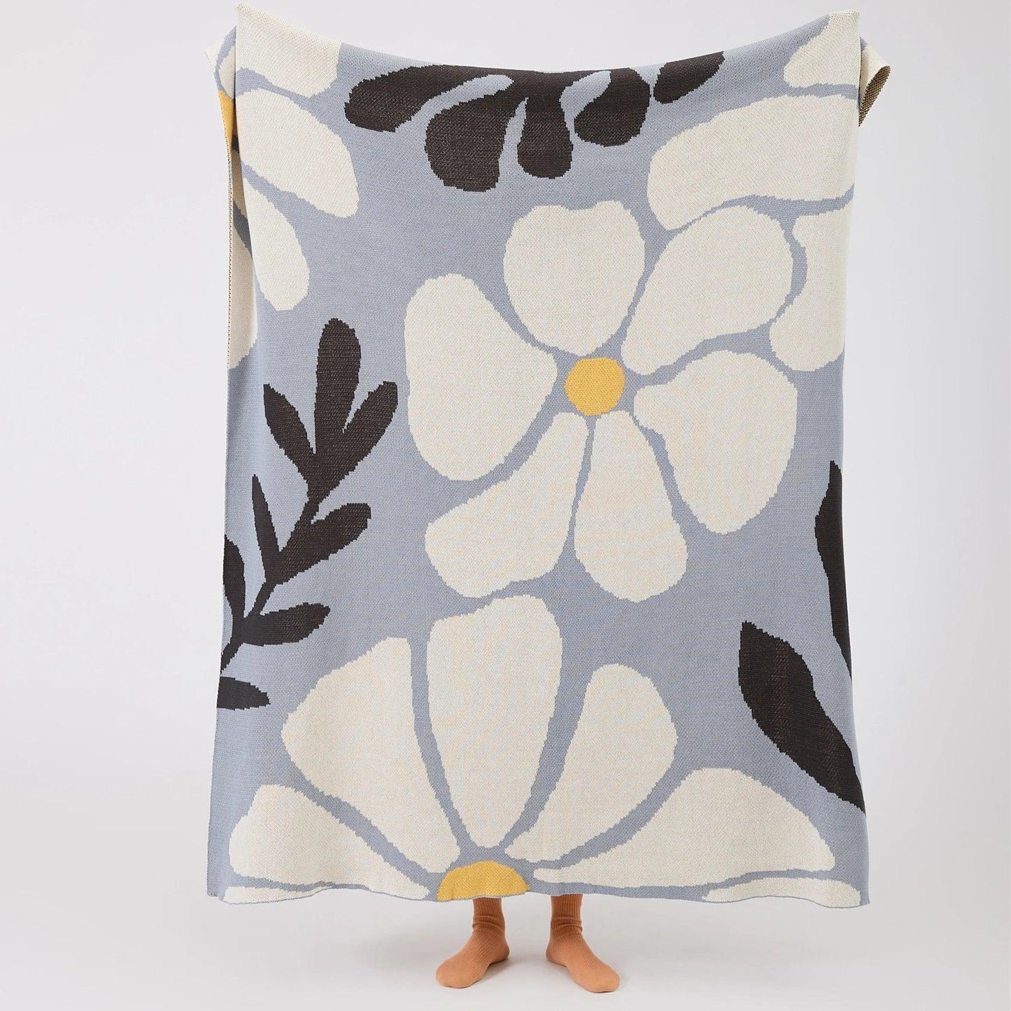 Soft & Breathable Floral Throw Blanket - Timeless Home