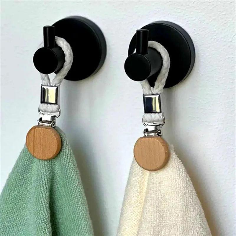 Braided Hanging Clips with Cotton Loops - Timeless Home