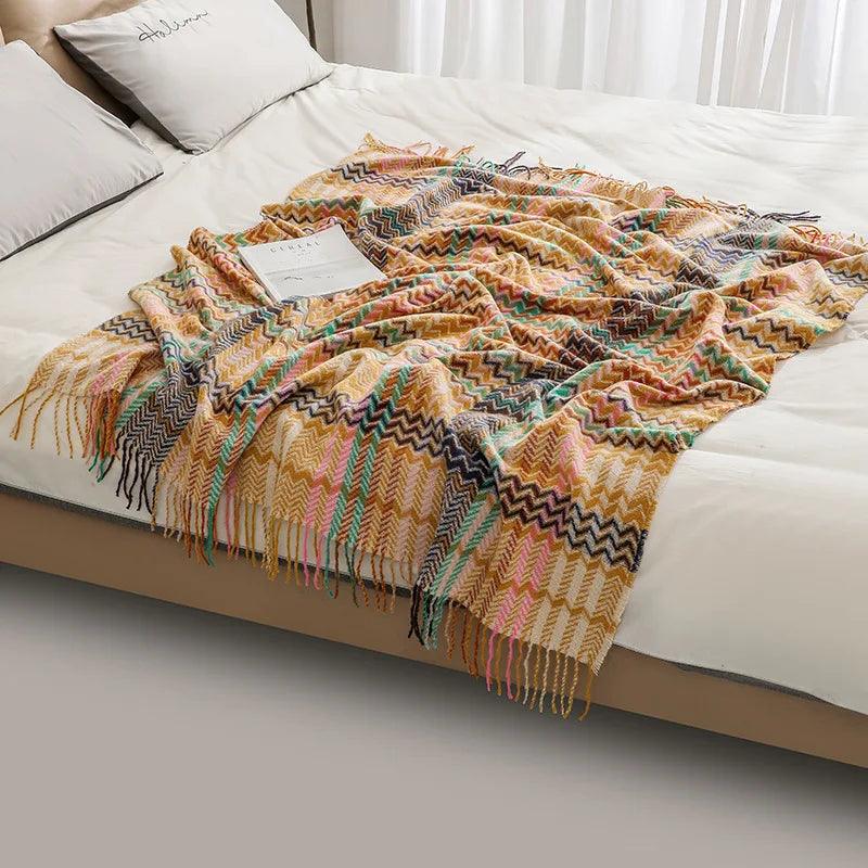 Ethnic Style Throw Blanket - Timeless Home