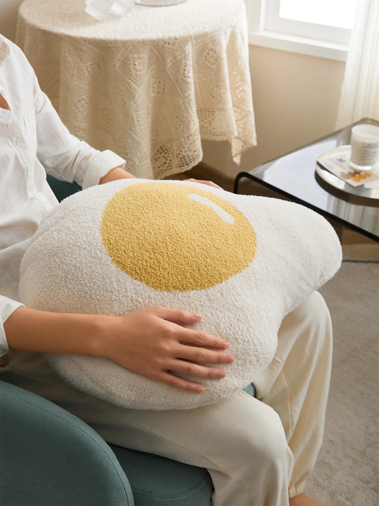 Soft Fried Egg Pillow - Timeless Home