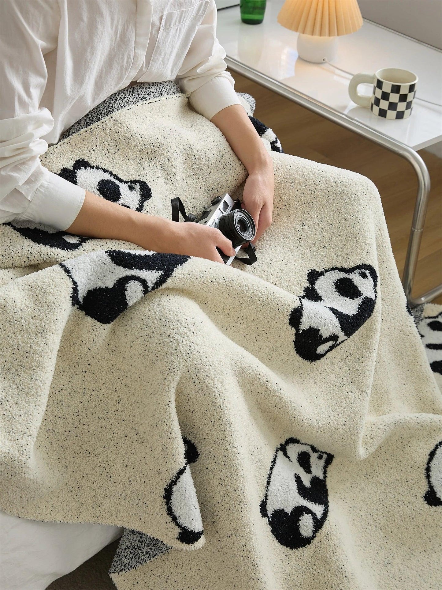 Kawaii Panda Cozy Blanket - Timeless Home