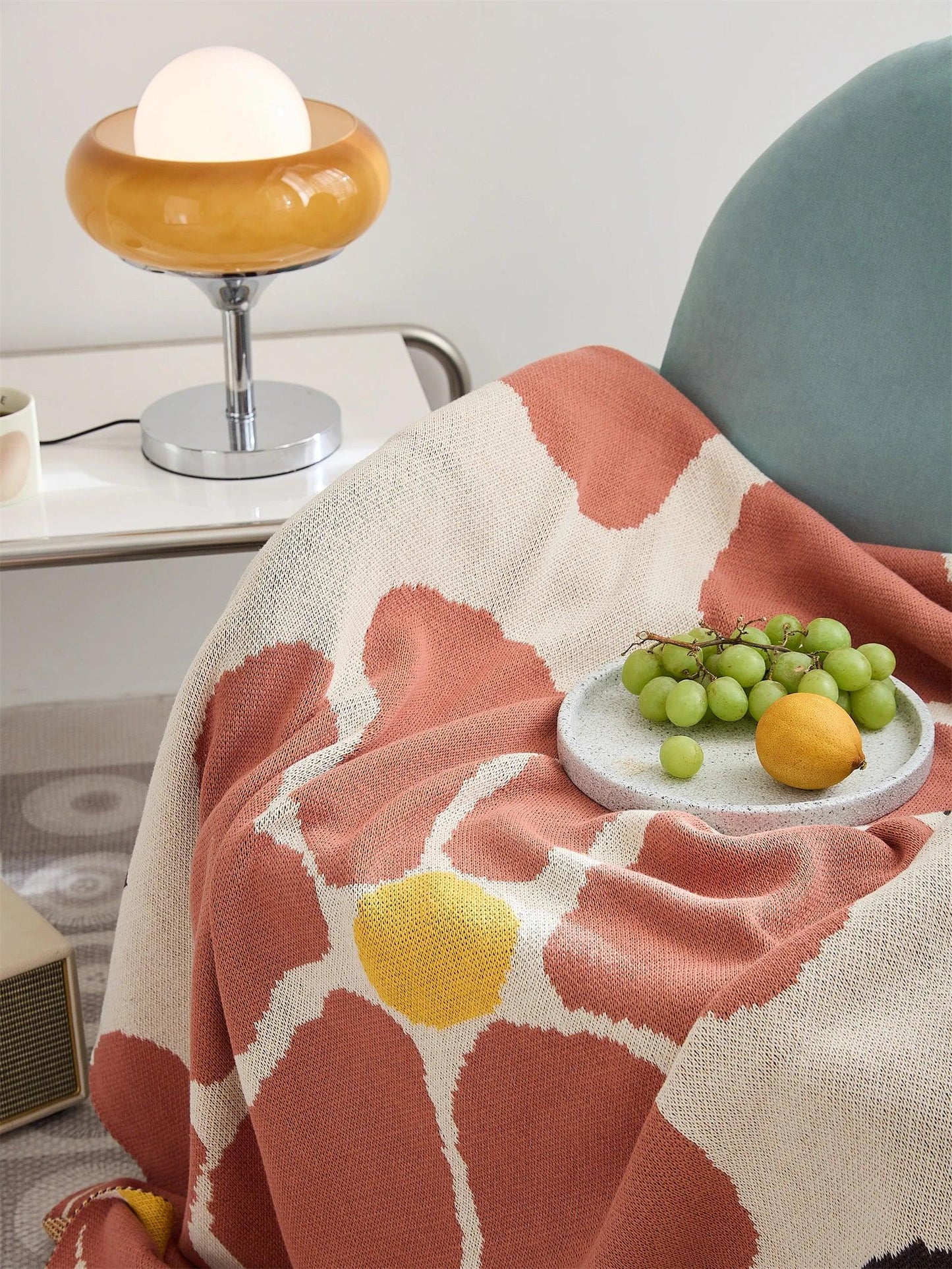 Soft & Breathable Floral Throw Blanket - Timeless Home