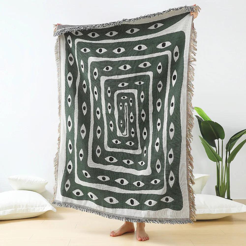 Eye Snake Throw Blanket - Timeless Home